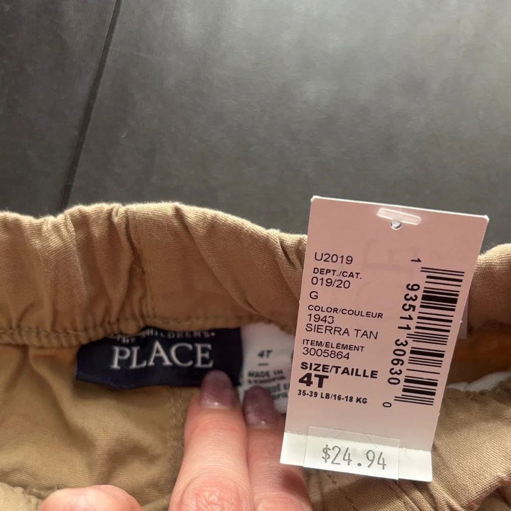 The Children's Place Tan Drawstring Pants 4T